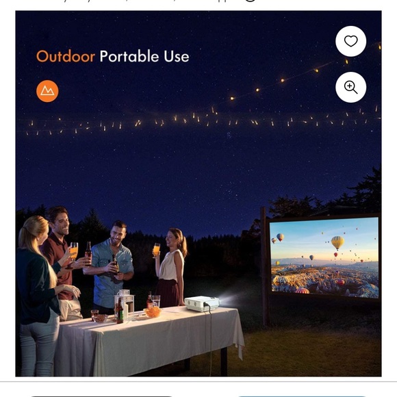 Auking Mini Projector Portable Video-Projector - Picture 5 of 11